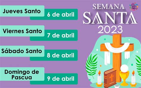 cuando es semana santa 2023